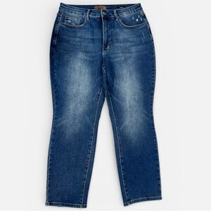 Judy Blue High Waist Tummy Control Slim Denim Jeans 88776 DK Women Sz. 18W
